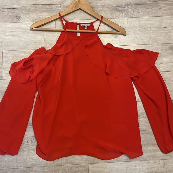 Off shoulder long sleeve blouse - Picture 3 of 3